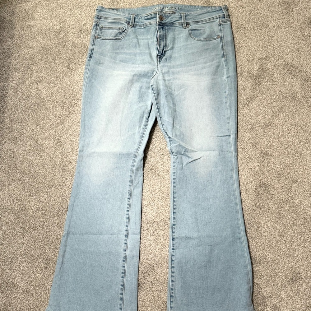 American Eagle Outfitters Light Blue Flare Jeans